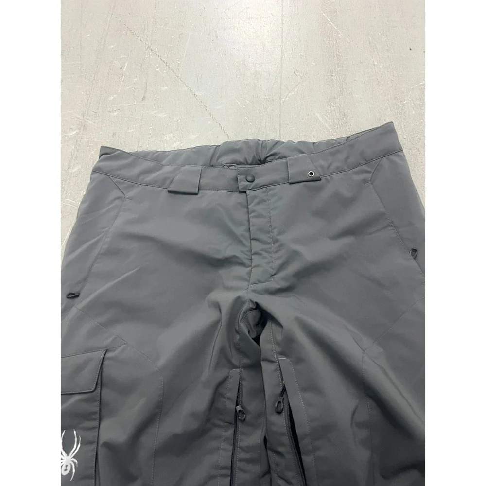 Spyder 3M Thinsulate Troublemaker Pants Men 2XL Gray Insulated Cargo Utility Ski